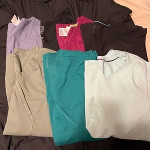 Huge scrubs lot.